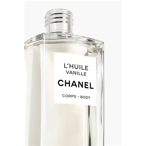 chanel body oil huile douce|L’HUILE VANILLE Body Massage Oil .